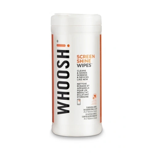 Buy Whoosh! Screen Shine antimicrobial microfiber wipes 70 pack - WSH003 - {ean13} - Home Screen Store Europe