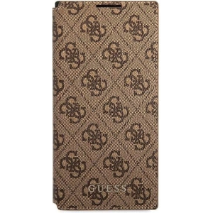 Kup Case Guess GUBKS22LG4GFBR Samsung Galaxy S22 Ultra braun/brown Buch 4G Metall Gold Logo - GUE1616BR - {ean13} - Sklep Home Screen