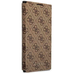Kup Case Guess GUBKS22LG4GFBR Samsung Galaxy S22 Ultra braun/brown Buch 4G Metall Gold Logo - GUE1616BR - {ean13} - Sklep Home Screen