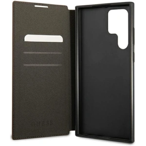 Kup Case Guess GUBKS22LG4GFBR Samsung Galaxy S22 Ultra braun/brown Buch 4G Metall Gold Logo - GUE1616BR - {ean13} - Sklep Home Screen