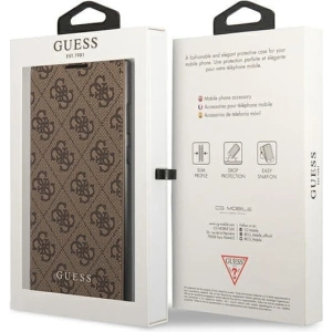 Kup Case Guess GUBKS22LG4GFBR Samsung Galaxy S22 Ultra braun/brown Buch 4G Metall Gold Logo - GUE1616BR - {ean13} - Sklep Home Screen