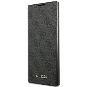 Kup Case Guess GUBKS22LG4GFGR Samsung Galaxy S22 Ultra grau/grey Buch 4G Metall Gold Logo - GUE1617GRY - {ean13} - Sklep Home Screen