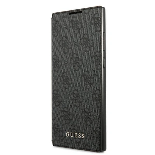 Kup Etui Guess GUBKS22LG4GFGR Samsung Galaxy S22 Ultra szürke/grey könyv 4G Metal Gold Logo - GUE1617GRY - {ean13} - Sklep Home Screen