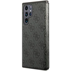 Kup Case Guess GUBKS22LG4GFGR Samsung Galaxy S22 Ultra grau/grey Buch 4G Metall Gold Logo - GUE1617GRY - {ean13} - Sklep Home Screen
