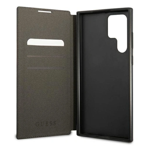 Kup Etui Guess GUBKS22LG4GFGR Samsung Galaxy S22 Ultra szürke/grey könyv 4G Metal Gold Logo - GUE1617GRY - {ean13} - Sklep Home Screen