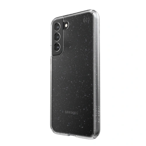 Kup Etui Speck Presidio Perfect-Clear cu Glitter MICROBAN Samsung Galaxy S22+ Plus (Transparent/Platinum Glitter) - SPK313CLPLAGLT - {ean13} - Sklep Home Screen