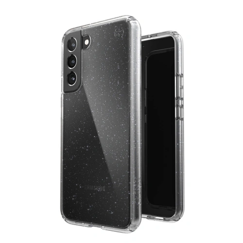 Kup Etui Speck Presidio Perfect-Clear with Glitter MICROBAN Samsung Galaxy S22+ Plus (Clear/Platinum Glitter) - SPK313CLPLAGLT - {ean13} - Sklep Home Screen