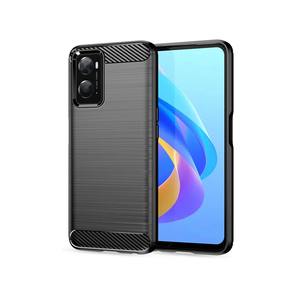 Etui Tech-Protect TPUCarbon Realme 9i Black