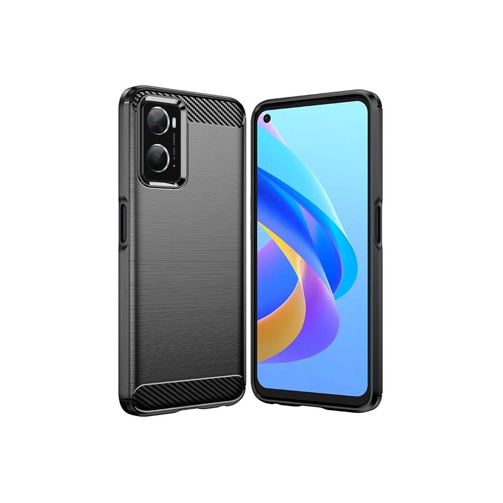 Etui Tech-Protect TPUCarbon Realme 9i Black