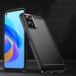 Case Tech-Protect TPUCarbon Realme 9i Schwarz