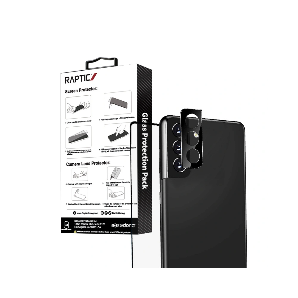 Szkło hartowane + nakładka na aparat X-Doria Raptic Glass Protection Pack Samsung Galaxy S22+ Plus