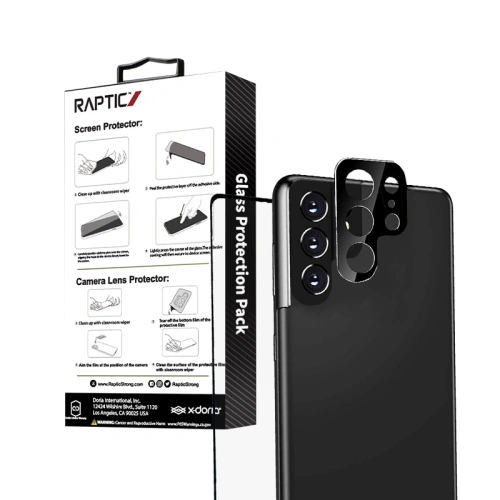 Buy X-Doria Raptic Glass Protection Pack Samsung Galaxy S22 Ultra Screen protector + Camera Lens protector - XDR170 - {ean13} - Home Screen Store Europe