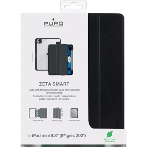 Kup Etui PURO Zeta Smart Apple iPad mini 2021 (6. generációs) / iPad mini 8.3" 2024 7gen Ceruza tartó (fekete) - PUR542BLK - {ean13} - Sklep Home Screen