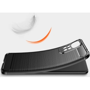 Etui Tech-Protect TPUCarbon Redmi Note 11/11S Fekete