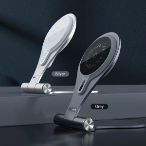 Kup Ładowarka bezprzewodowa Nillkin Wireless Charging MagStand 15W Fast Charge Silver - NLK317SLV - {ean13} - Sklep Home Screen