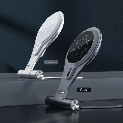 Kup Vezeték nélküli töltő Nillkin Wireless Charging MagStand 15W Gyors Töltés Ezüst - NLK317SLV - {ean13} - Sklep Home Screen