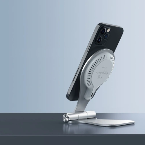 Kup Vezeték nélküli töltő Nillkin Wireless Charging MagStand 15W Gyors Töltés Ezüst - NLK317SLV - {ean13} - Sklep Home Screen
