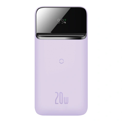 Kup Powerbank Baseus Magnetic 10000mAh 20W + kabel USB-C, Lightning (Fioletowy) - BSU3114PRP - {ean13} - Sklep Home Screen