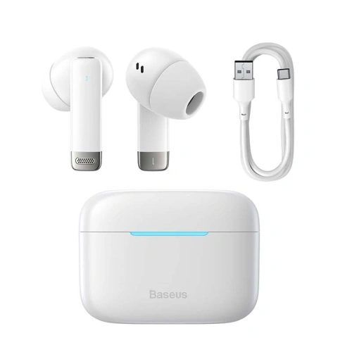 Buy Baseus Bowie E9 TWS earphones (white) - BSU3115WHT - {ean13} - Home Screen Store Europe