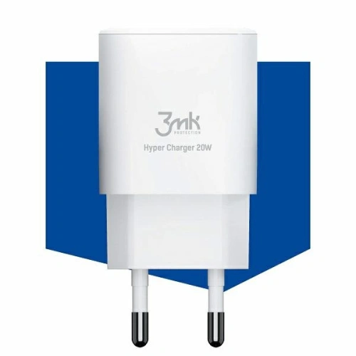 Kup Încărcătorul de rețea 3MK HyperCharger 20W USB-C + USB-A PD 3.0 QC 3.0 alb - 3MK2620 - {ean13} - Sklep Home Screen