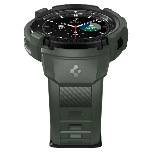 Kup Pasek Spigen Rugged Armor Pro Samsung Galaxy Watch 4 Classic 46mm Vojenská zelená - SPN2150GRN - {ean13} - Sklep Home Screen