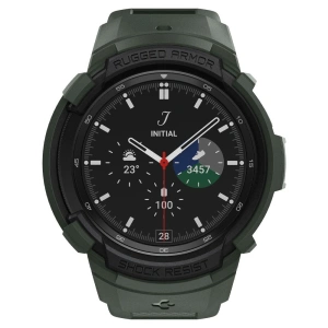 Kup Pasek Spigen Rugged Armor Pro Samsung Galaxy Watch 4 Classic 46mm Katonai Zöld - SPN2150GRN - {ean13} - Sklep Home Screen