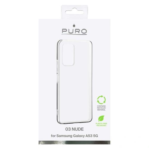 Kup Case PURO 0.3 Nude Samsung Galaxy A53 (transparent) - PUR546CL - {ean13} - Sklep Home Screen