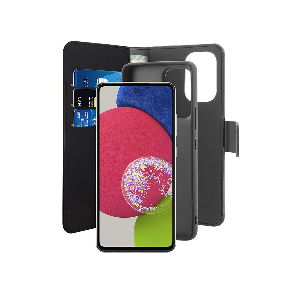 Etui PURO Wallet Detachable 2w1 Samsung Galaxy A53 (czarny)