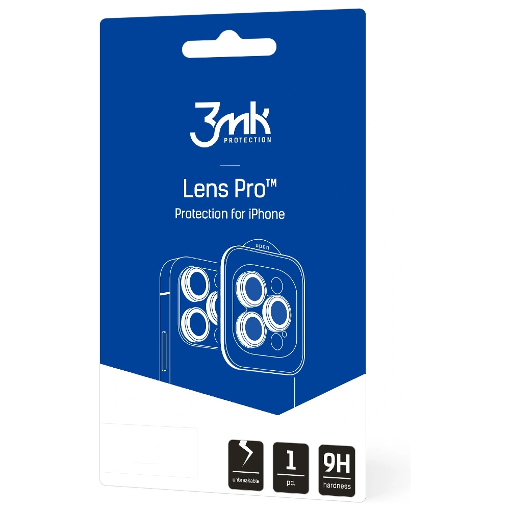 Szkło hybrydowe na obiektyw aparatu 3MK Lens Protection Pro Apple iPhone 13/13 mini