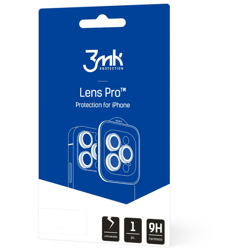 Szkło hybrydowe na obiektyw aparatu 3MK Lens Protection Pro Apple iPhone 12 Pro Max