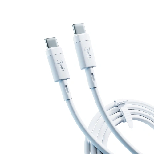 Kup Cablu 3MK HyperSilicone USB-C - USB-C 60W 3A 1m alb - 3MK2622 - {ean13} - Sklep Home Screen