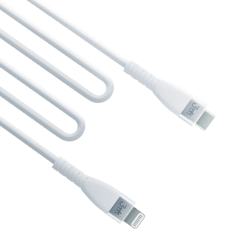 Kup Cablul 3MK HyperSilicone USB-C - Lightning MFI 20W 3A 1m alb - 3MK2623 - {ean13} - Sklep Home Screen