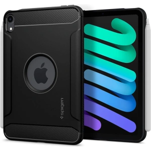 Kup Etui Spigen Rugged Armor Apple iPad mini 2021 (a 6-a generație) / iPad mini 8.3" 2024 7gen Negru mat - SPN2155BLK - {ean13} - Sklep Home Screen