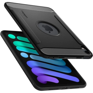 Kup Etui Spigen Rugged Armor Apple iPad mini 2021 (6. generacji) / iPad mini 8.3" 2024 (7. generacji) Matte Black - SPN2155BLK - {ean13} - Sklep Home Screen