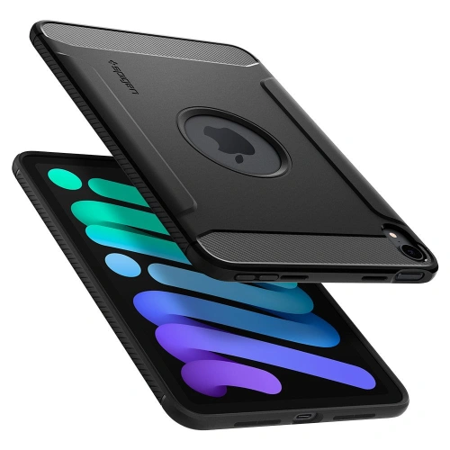 Kup Case Spigen Rugged Armor Apple iPad mini 2021 (6. Generation) / iPad mini 8.3" 2024 7gen / iPad mini 8.3" 2024 7gen Matt Schwarz - SPN2155BLK - {ean13} - Sklep Home Screen