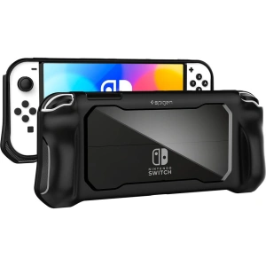 Buy Spigen Rugged Armor Nintendo Switch Oled Matte Black - SPN2156BLK - {ean13} - Home Screen Store Europe
