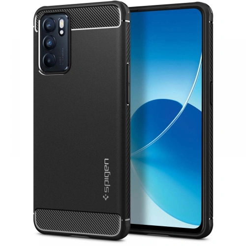 Kup Etui Spigen Rugged Armor Oppo Reno 6 5G Matt Fekete - SPN2157BLK - {ean13} - Sklep Home Screen