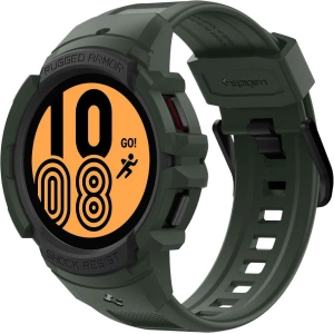 Kup Pasek Spigen Rugged Armor Pro Samsung Galaxy Watch 4 44mm Katonai Zöld - SPN2158GRN - {ean13} - Sklep Home Screen