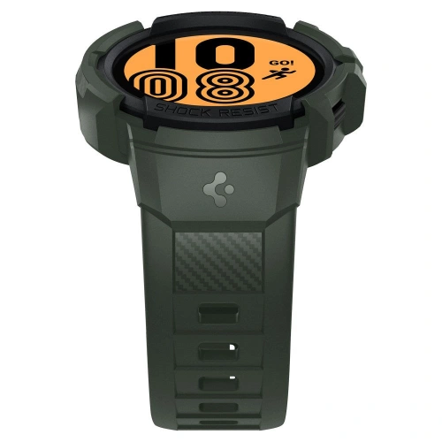 Kup Pasek Spigen Rugged Armor Pro Samsung Galaxy Watch 4 44mm Vojenská zelená - SPN2158GRN - {ean13} - Sklep Home Screen
