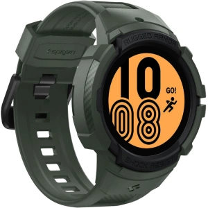 Kup Pasek Spigen Rugged Armor Pro Samsung Galaxy Watch 4 44mm Katonai Zöld - SPN2158GRN - {ean13} - Sklep Home Screen