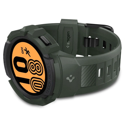 Kup Pasek Spigen Rugged Armor Pro Samsung Galaxy Watch 4 44mm Katonai Zöld - SPN2158GRN - {ean13} - Sklep Home Screen