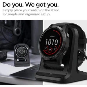 Kup Următorul suport pentru ceas Spigen S390 Garmin Watch Stand Negru - SPN2162BLK - {ean13} - Sklep Home Screen