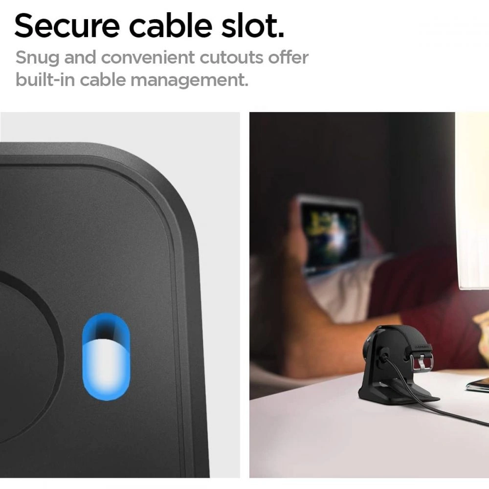 Uchwyt do zegarka Spigen S390 Garmin Watch Stand Black