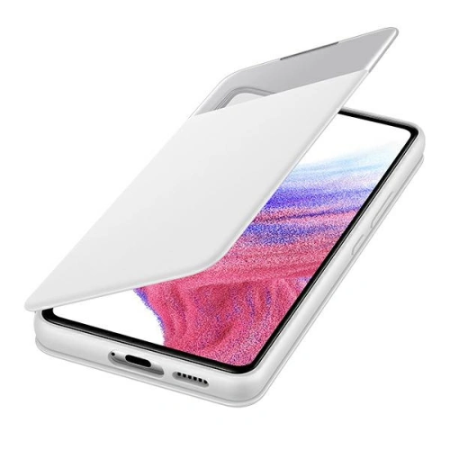 Kup Etui Samsung Galaxy A53 5G EF-EA536PW biały/white S View Wallet Cover - SMG636WHT - {ean13} - Sklep Home Screen