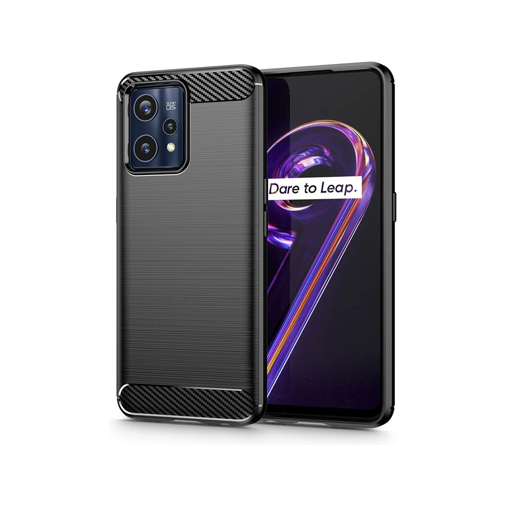 Etui Tech-Protect TPUCarbon Realme 9 LTE/9 Pro+ Plus 5G Black