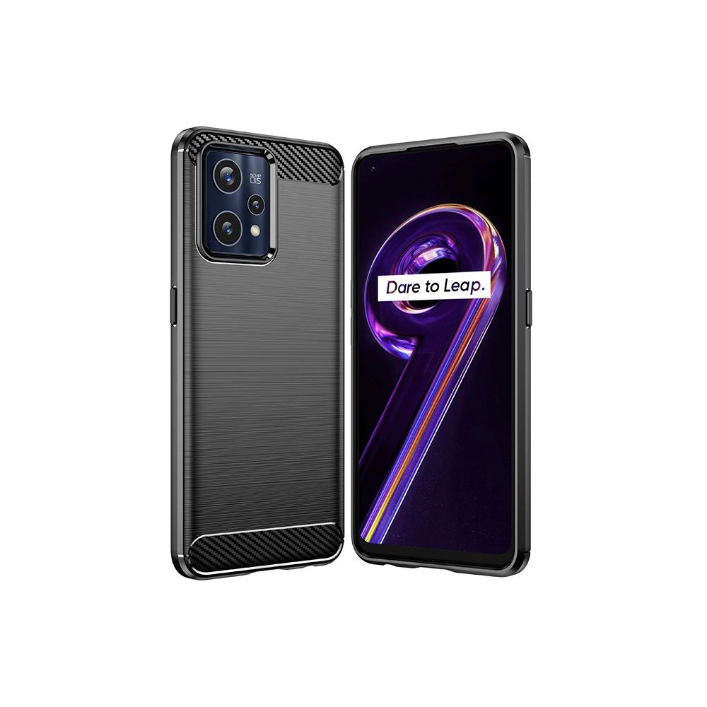 Etui Tech-Protect TPUCarbon Realme 9 LTE/9 Pro+ Plus 5G Black