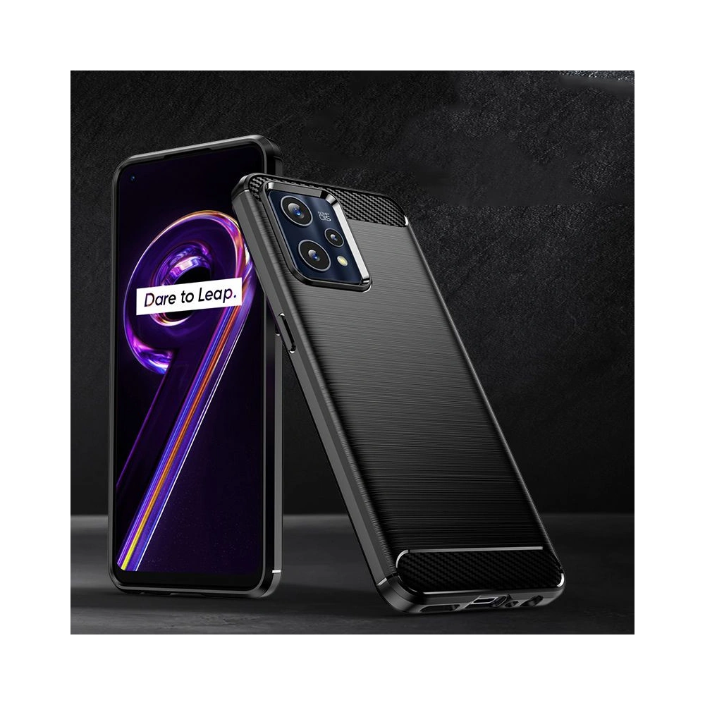 Etui Tech-Protect TPUCarbon Realme 9 LTE/9 Pro+ Plus 5G Black
