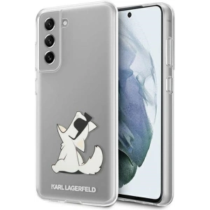 Kup Etui Karl Lagerfeld KLHCS21FCFNRC Samsung Galaxy S21 FE hardcase transparent Choupette Eat - KLD834CL - {ean13} - Sklep Home Screen