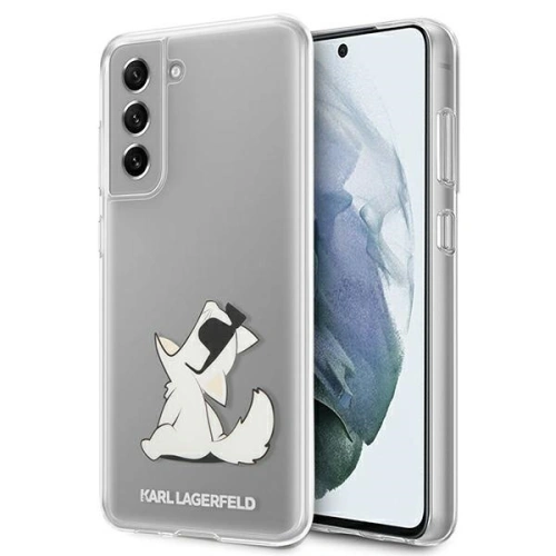 Kup Tok Karl Lagerfeld KLHCS21FCFNRC Samsung Galaxy S21 FE kemény tok átlátszó Choupette Eat - KLD834CL - {ean13} - Sklep Home Screen