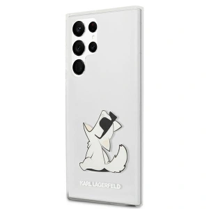 Kup Case Karl Lagerfeld KLHCS22LCFNRC Samsung Galaxy S22 Ultra Hartschale transparent Choupette Eat - KLD835CL - {ean13} - Sklep Home Screen